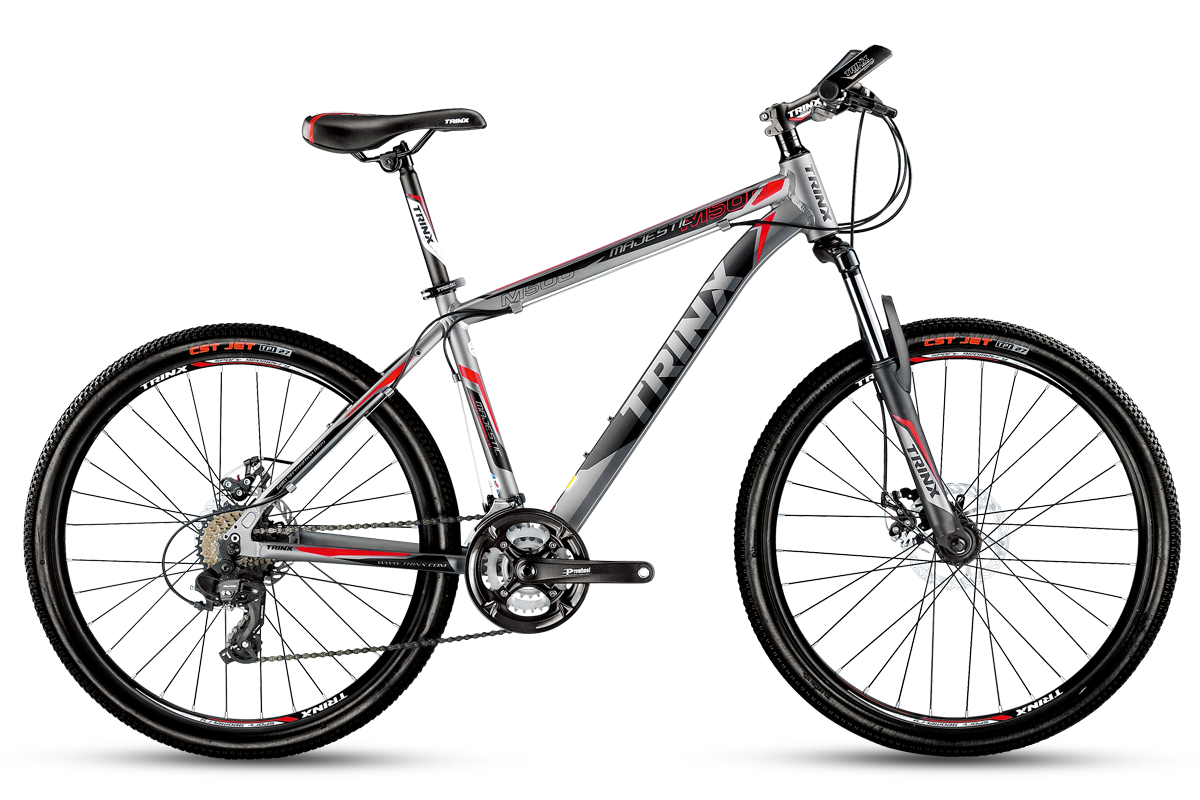 Xe đạp địa hình TRINX MAJESTIC M500 2016 Xám đỏ