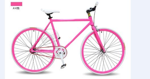 Xe đạp không phanh màu hồng