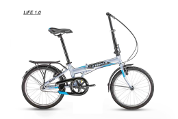 Xe đạp gấp LIFE 1.0 2018 Grey/Black Blue