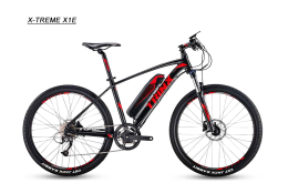 Xe đạp địa hình trợ lực TRINX X-TREME X1E Black Red 2018