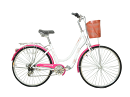 Xe đạp thời trang Fascino FD26 White Pink