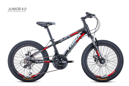 Xe đạp trẻ em TrinX Junior 4.0 2021 Black Gray Red