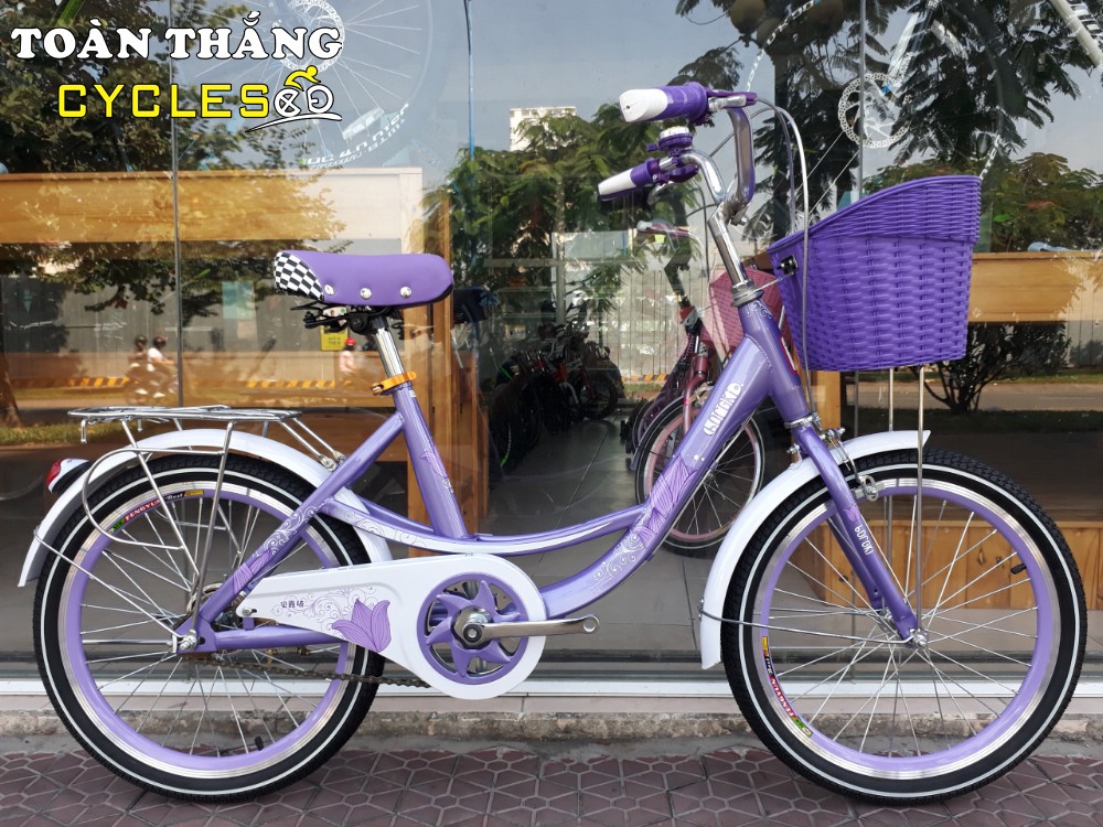Xe đạp trẻ em Borgki Girl 20 Purple 
