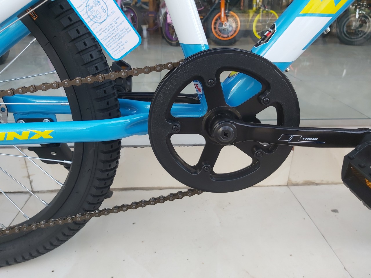 Xe đạp trẻ em TRINX JUNIOR1.0 2019 Blue White Yellow
