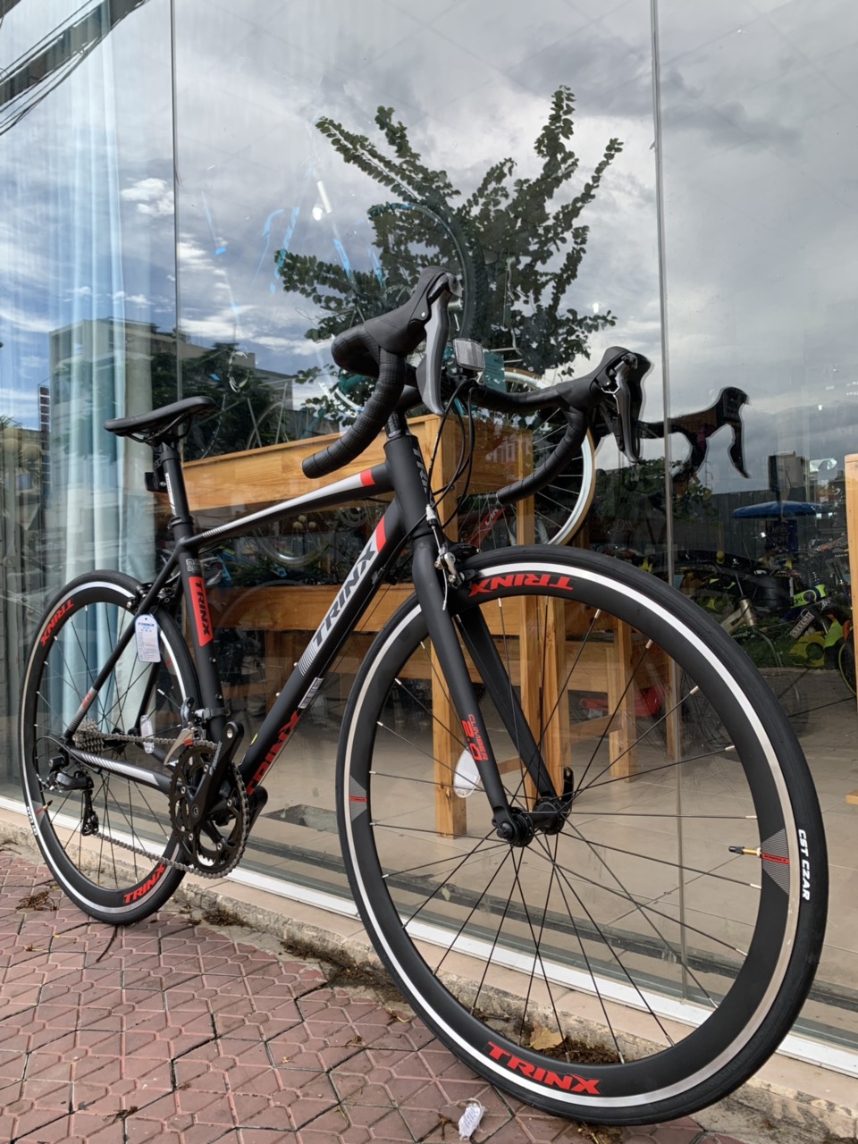 Xe đạp đua TrinX Climber 2.0 2019 Black Red