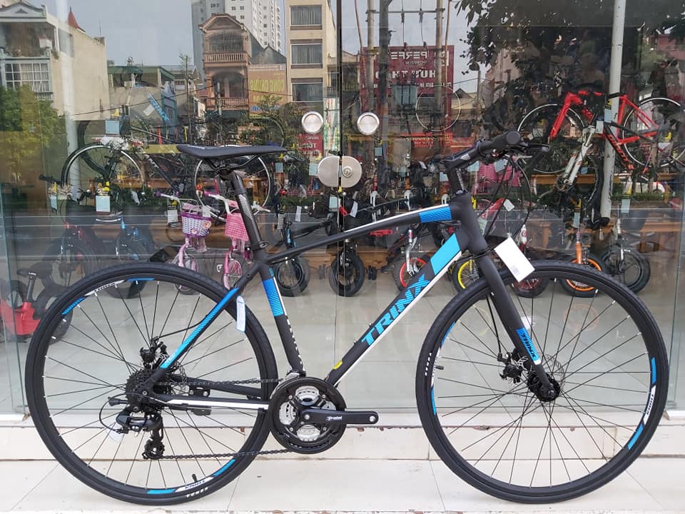 Xe đạp thể thao TRINX FREE 2.0 2019 Black White Blue