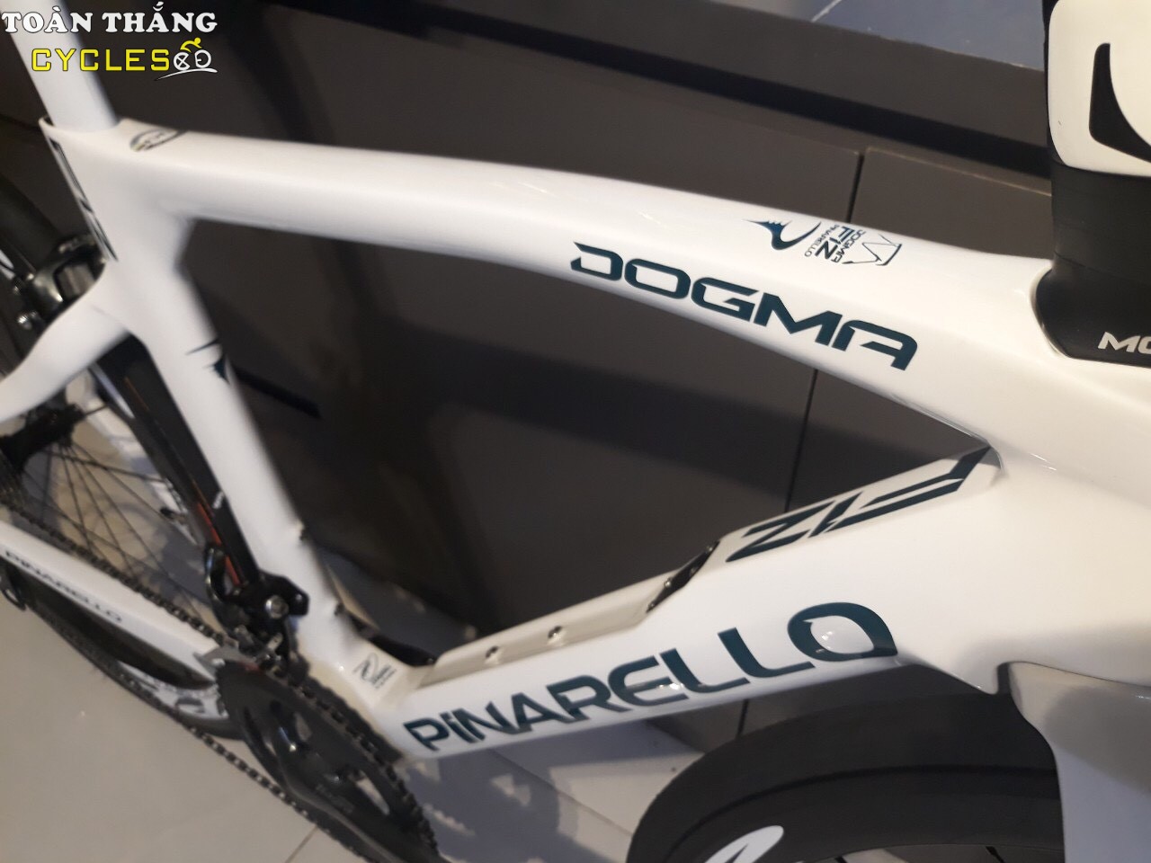 Xe đạp đua Pinarello F12 4700 White Green