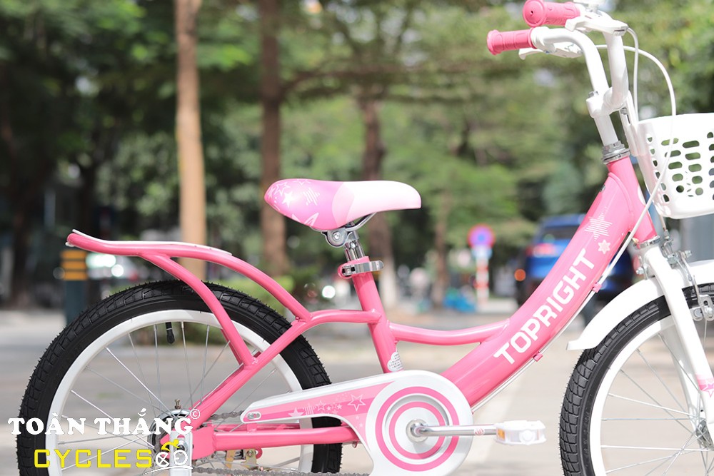 Xe đạp trẻ em TOPRIGHT Star Princess 16 inch Đỏ